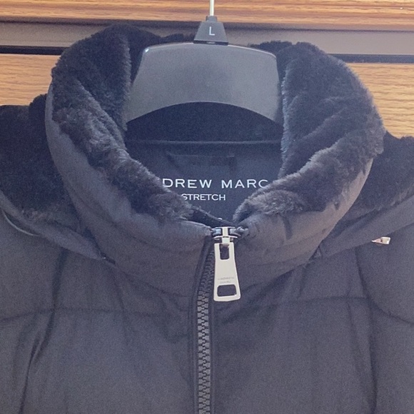 Andrew Marc black quilted parka jacket. Women’s size XXL - Picture 6 of 16